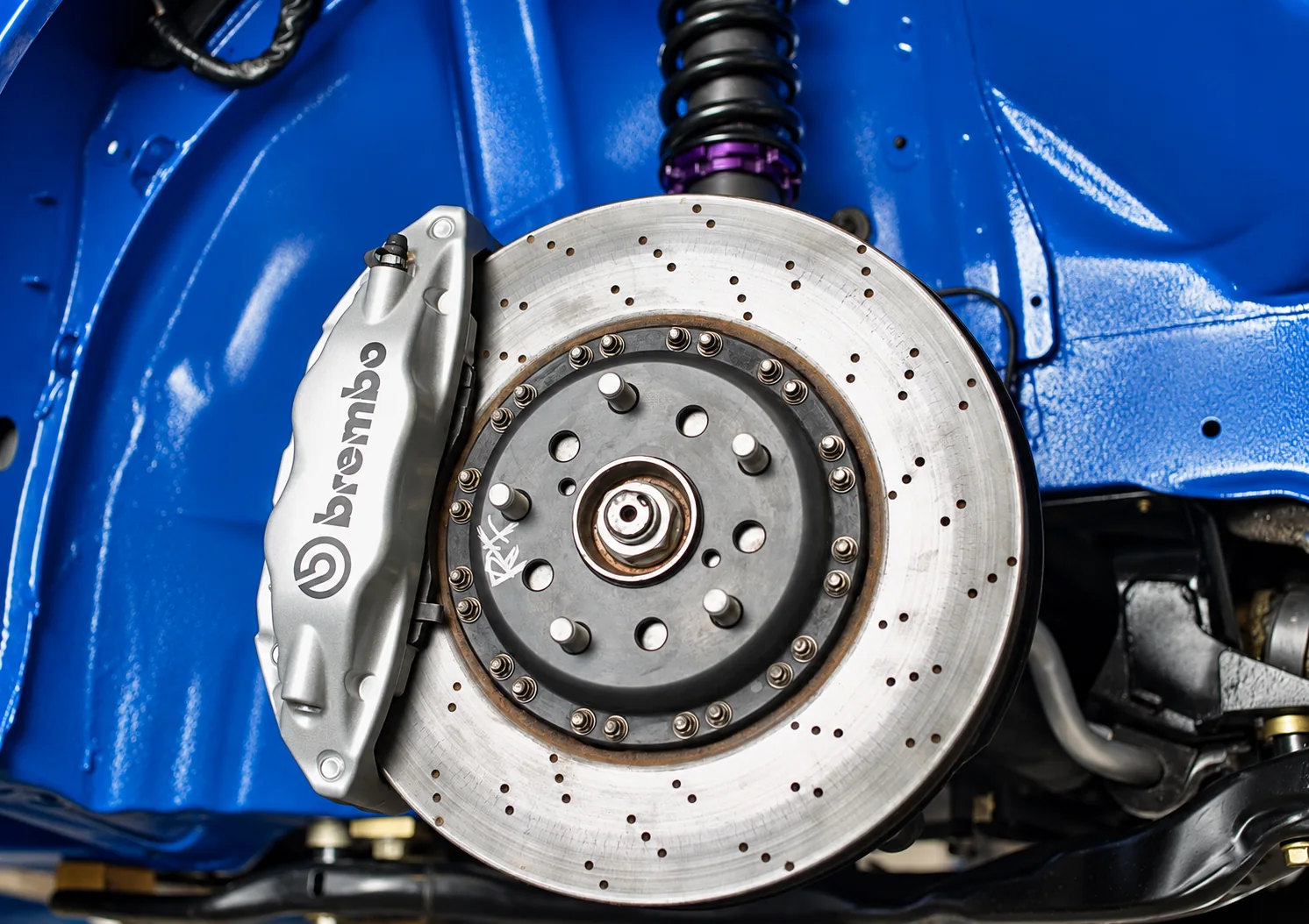 Detale układu hamulcowego Brembo